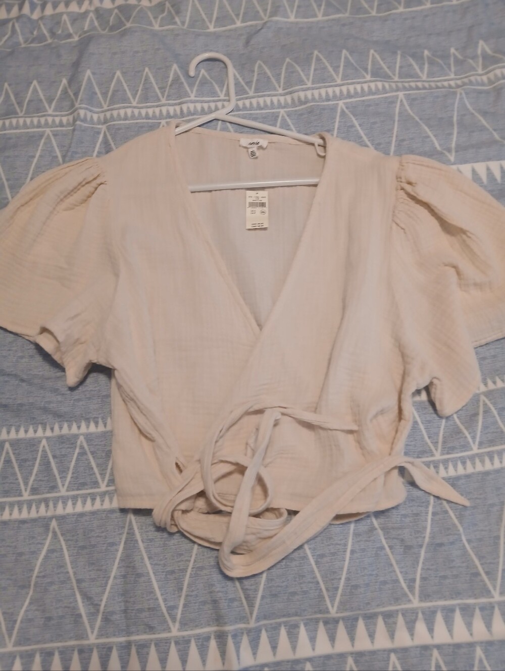 AERIE Day Of Wrap Top